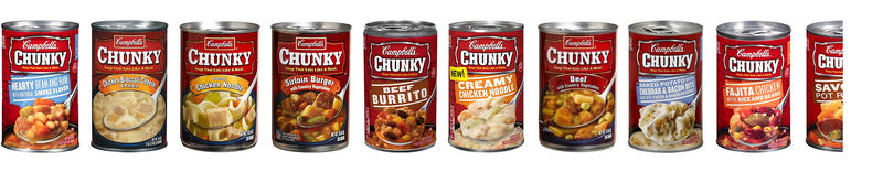 9.5 out of 10 Campbell’s Chunky™ Soups